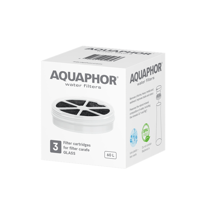 Set of cartridges for Glass carafe, 3 pcs