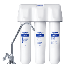Crystal three filter under-the-sink water filtration system