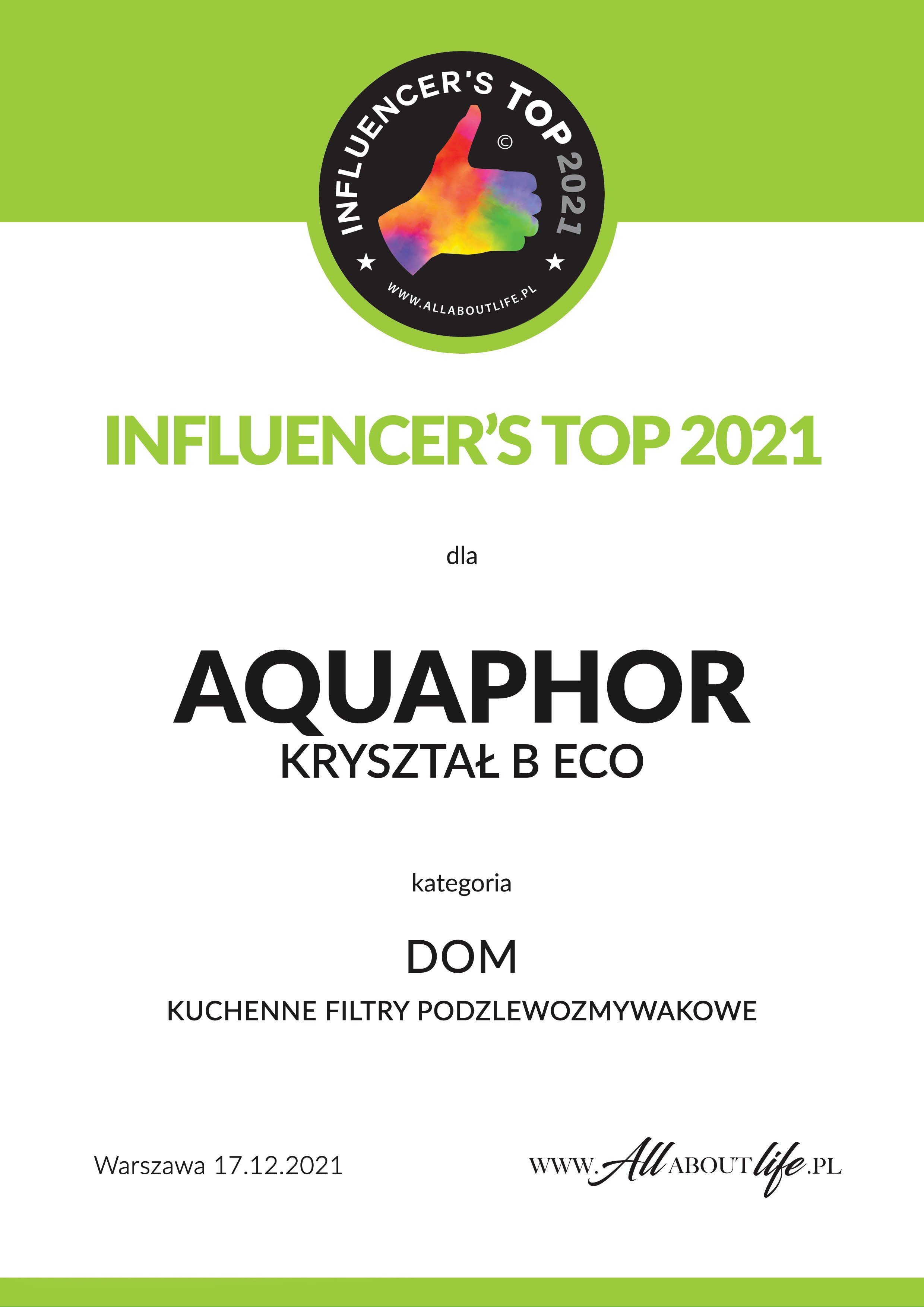Influencer's Top 2021