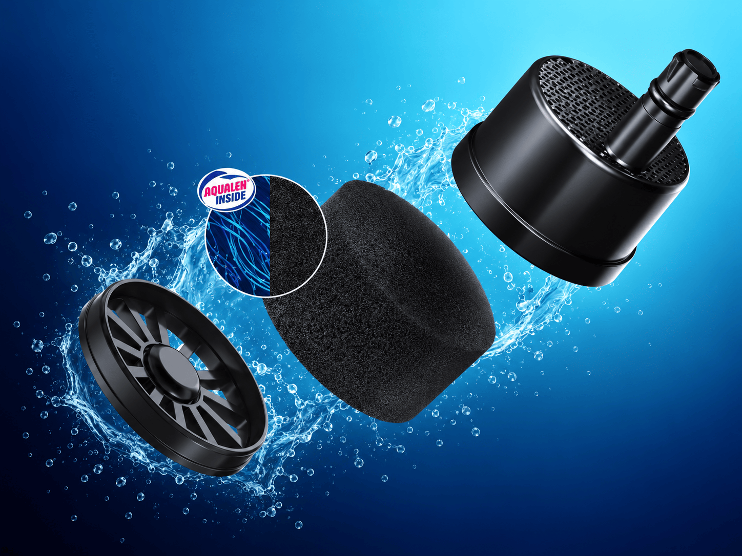 Cartușul filtrant AQUAPHOR City Cool cu microfibră AQUALEN și fibră de carbon activ