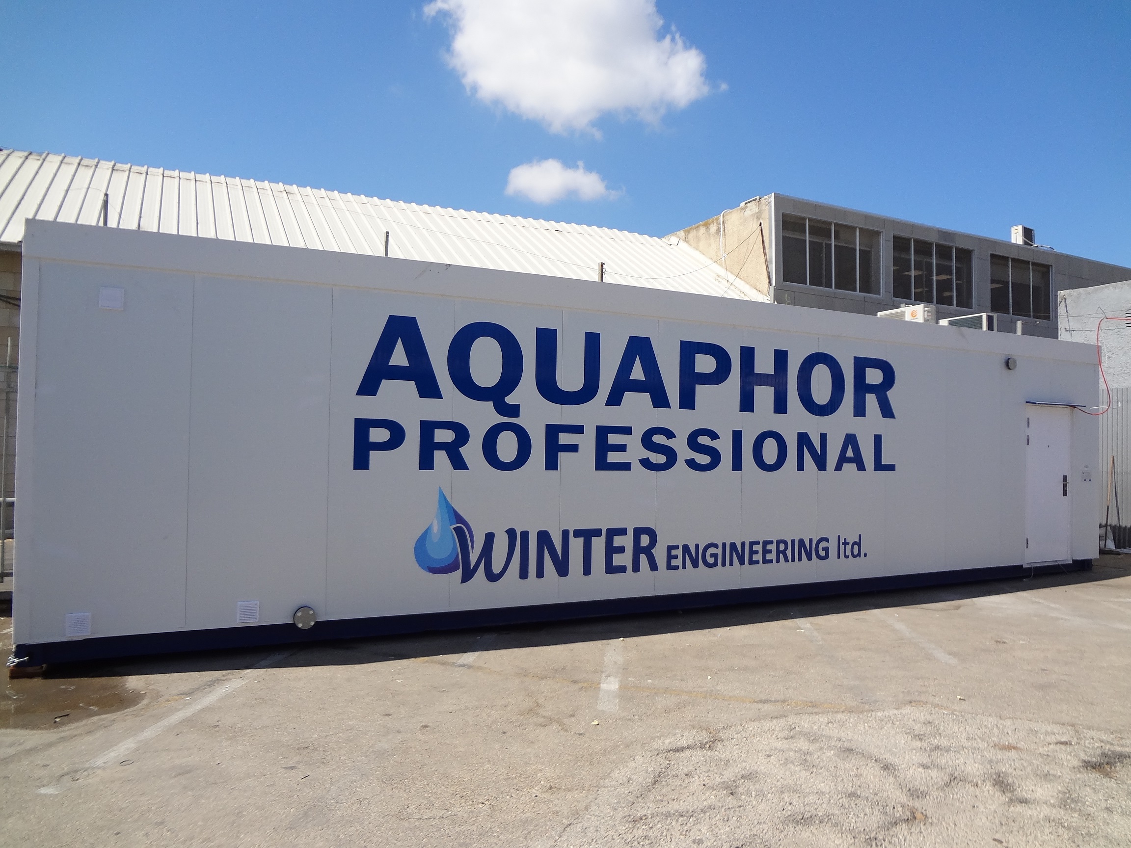 Containerized water purification system-1