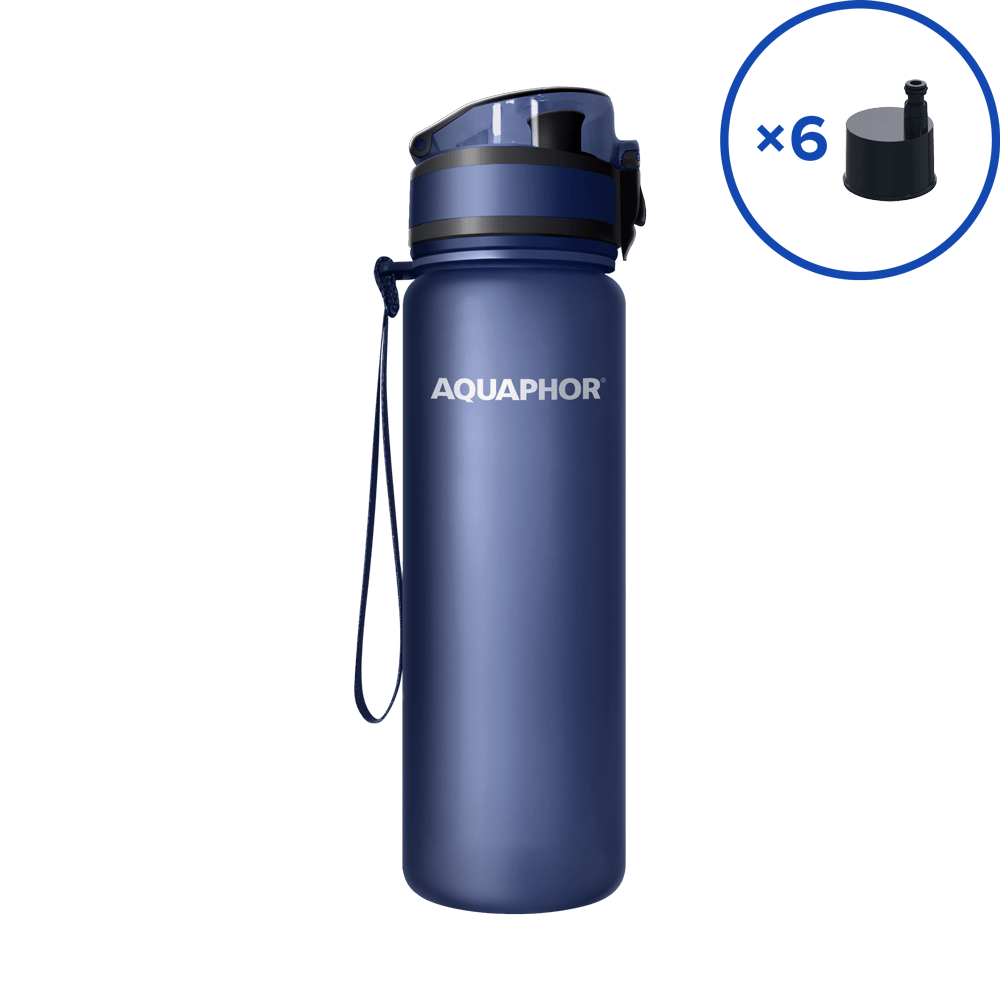 Pachet Sticlă cu filtru AQUAPHOR City cu 6 cartușe*-5 Pachet Sticlă cu filtru AQUAPHOR City cu 6 cartușe*-5