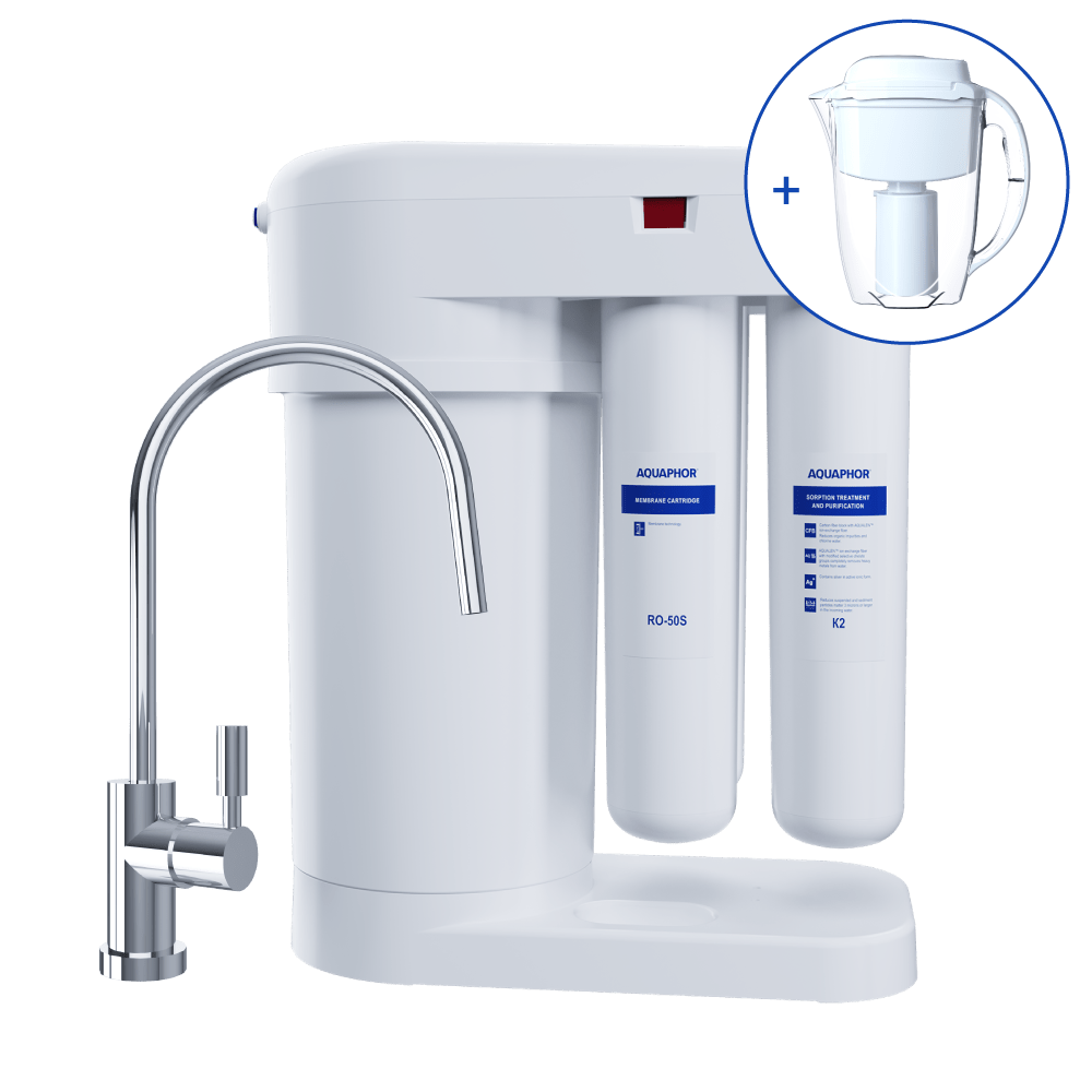 Aquaphor RO-101S Morion + Cană filtrantă J. SHMIDT 500-1 Aquaphor RO-101S Morion + Cană filtrantă J. SHMIDT 500-1