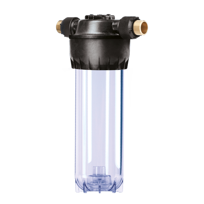 Корпус предфильтра для холодной воды армированный прозрачный-1