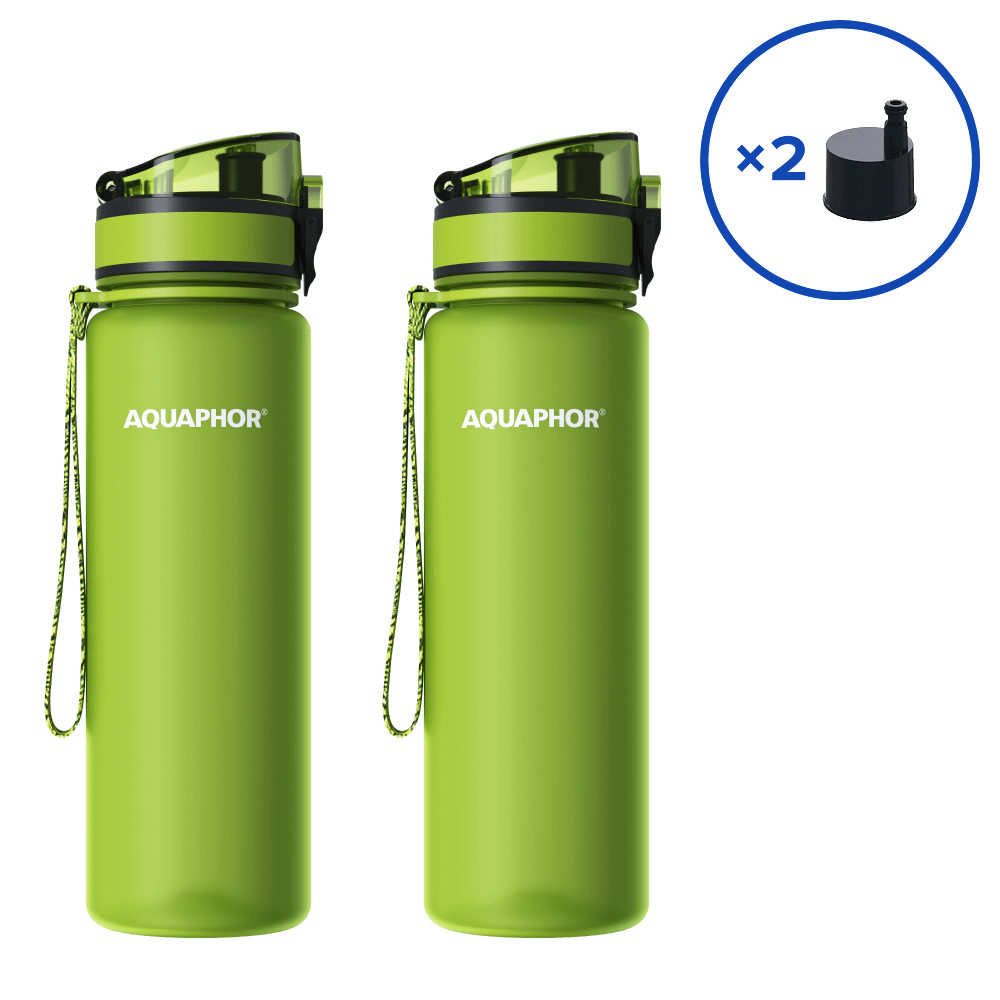 2 AQUAPHOR City filtra pudeles + 2 filtrēšanas moduļi dāvanā-12