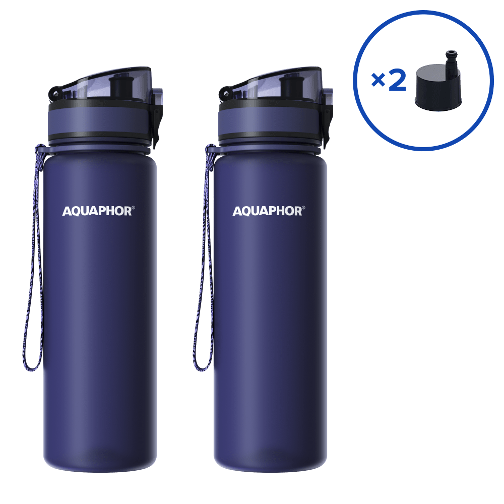 2 AQUAPHOR City filtra pudeles + 2 filtrēšanas moduļi dāvanā-7