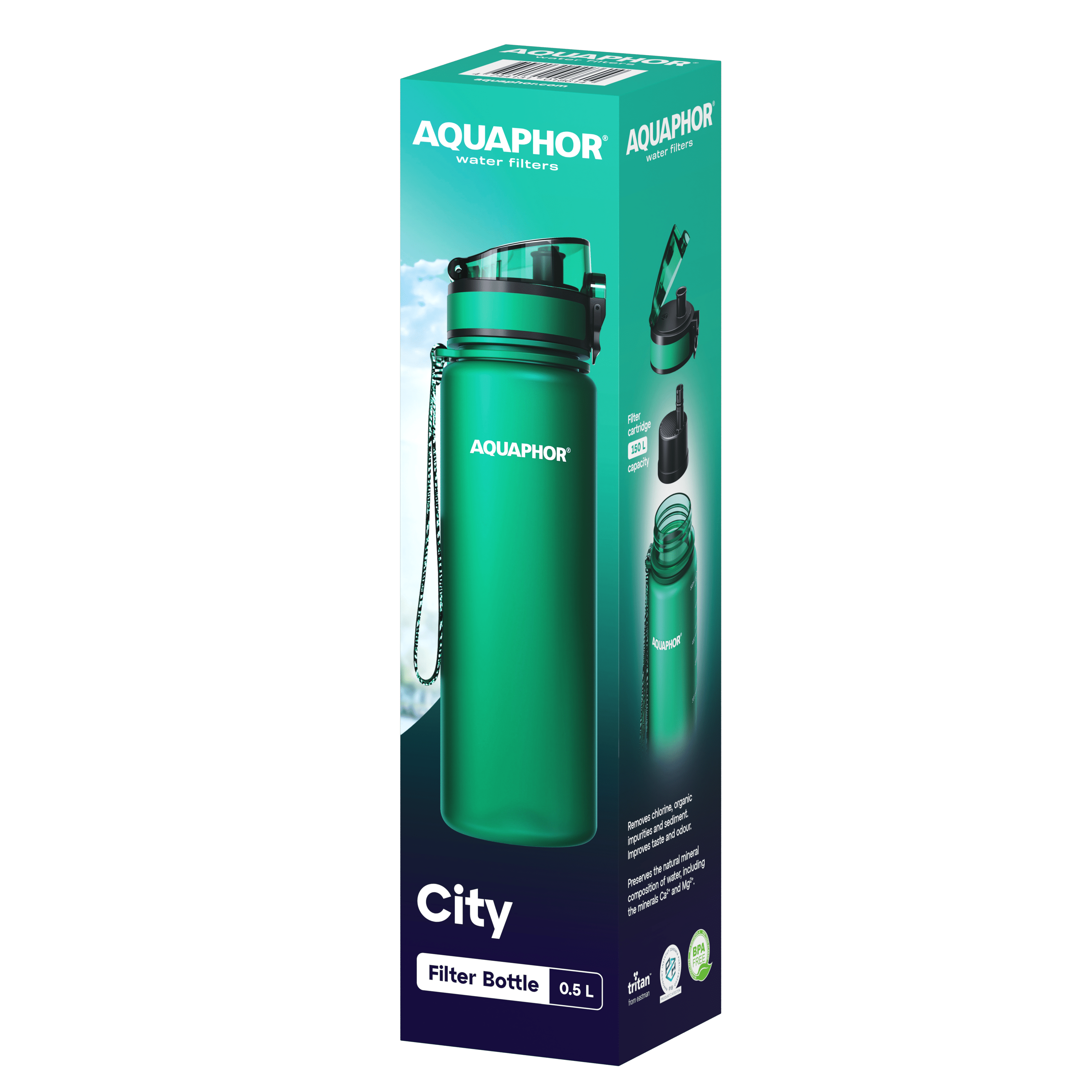 Butelka filtrująca City 500 ml-12