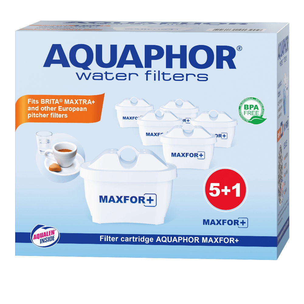 Maxfor+ Economy pack (5+1) — AQUAPHOR replacement filter cartridge